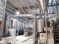 Équipement de brasserie commerciale 2000L-5000L, haut rendement, faible investissement pour les brasseries africaines en croissance