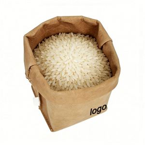 Eco-friendly Kitchen Basket and Paper <b>Bag</b> Washable Kraft Paper for Household Use Screen Printed Surface - Product Image 1