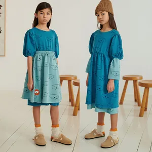 Oem Hoge Kwaliteit Nieuwe Mode Beste Prijs China Leverancier Zomer Fashion Designer Kinderen Jurk Meisjes