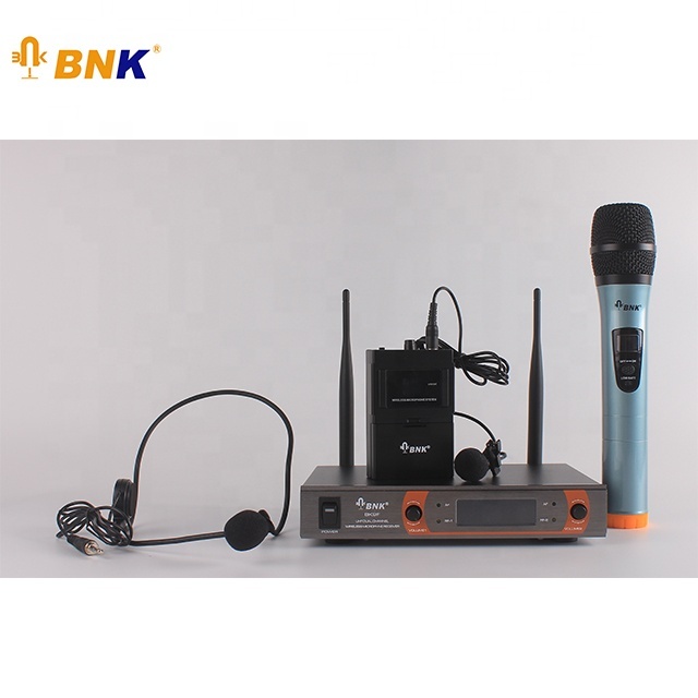 BNK Hidden Microphone Microfones Sistema Auricular Sem Fio Microfone De Lapela BK9F