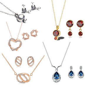 <span class=keywords><strong>Set</strong></span> di gioielli in zirconia a buon mercato moda non appannamento senza dissolvenza <span class=keywords><strong>set</strong></span> di gioielli misti assortiti - Product Image 1