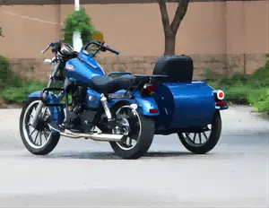 Dành cho người lớn hình dạng mát mẻ động cơ chu kỳ sidecar 3 bánh xe Chopper xe máy với bên xe