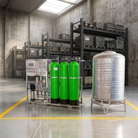 Système de purification d'eau par osmose inverse monophasé pour l'eau potable des animaux d'élevage, dispositif de dessalement et de filtration des eaux souterraines