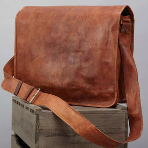 Sac bandoulière en cuir fait main de qualité supérieure pour femme, 100% authentique, élégant, durable et léger, idéal pour le bureau - Product Image 2