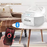 Reproductor de CD, Reproductor de Casetes, Radio AM/FM, Sonido Estéreo, Control Remoto, Entrada AUX/USB, Grabación de Casetes, Conector para Auriculares, Pantalla