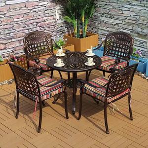 Juego <span class=keywords><strong>de</strong></span> <span class=keywords><strong>mesa</strong></span> y silla <span class=keywords><strong>de</strong></span> patio <span class=keywords><strong>de</strong></span> hierro, <span class=keywords><strong>mesa</strong></span> y silla <span class=keywords><strong>de</strong></span> centro para exteriores, juego <span class=keywords><strong>de</strong></span> <span class=keywords><strong>mesa</strong></span> y silla para jardín, protección solar impermeable, juego <span class=keywords><strong>de</strong></span> <span class=keywords><strong>mesa</strong></span> y silla para exteriores - Product Image 5