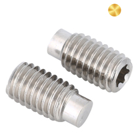 BESTYOU Chine Vente en gros Vis sans tête Torx personnalisées en acier C1022 Métrique M2.0-M24 Plaqué argent Tête hexagonale Vis OEM sur mesure