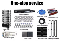 Écran LED extérieur de 500*500 mm, cabinet complet, 3,91 mm, pour location de scène