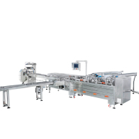 Machine à biscuits multifonctionnelle à deux voies et une couleur, avec écran tactile PLC, en acier inoxydable 304 de haute qualité, 220V, pour lait/maïs/fruits/noix