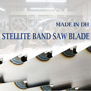 Lame de scie à ruban professionnelle en carbure de stélite pour bois massif, vente en gros d'usine, pour travail rapide du bois et scierie - Product Image 1