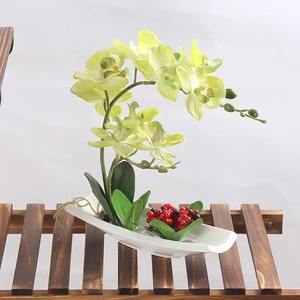 Fleurs artificielles en Pot jardin extérieur Real Touch <span class=keywords><strong>orchidée</strong></span> fausses plantes en Pot décoration de la maison - Product Image 4