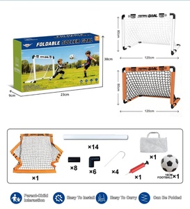 <span class=keywords><strong>But</strong></span> <span class=keywords><strong>de</strong></span> <span class=keywords><strong>football</strong></span> pliable portable MILI sans installation, ensemble complet d'entraînement <span class=keywords><strong>de</strong></span> <span class=keywords><strong>football</strong></span> pour enfants en extérieur avec ballon et pompe (Polyester) - Product Image 2