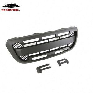 Gran oferta, accesorios, Piezas de camiones, parrilla de parachoques de coche de plástico ABS negro con reemplazo de luz apto para Ford Ranger 2004-2011 - Product Image 4