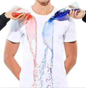 SHULIQI toptan t-shirt su geçirmez ve zehirli hızlı kuru gömlek baskılı Tshirt spor tişörtleri boş T Shirt