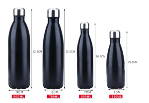 Double paroi de tournesol, bouteille de bibelot de haute qualité en acier inoxydable - Product Image 4