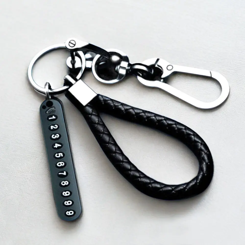 Cool Design Custom Printed Metal Leather Keychain Keyring Personalized Logo Souvenir Key Chain