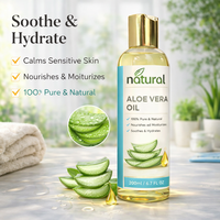 Huile d'aloe vera 100% pure biologique de qualité cosmétique pour mascara, base de rouge à lèvres, savon, SPA, massage, soin du corps et de la peau, marque privée