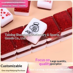Poker Mahjong, Marca de Moda, Malasia, Singapur, Rummy, 2 Colores, 4 Colores, Estilo Mahjong, Cartas de Juego Personalizables, 54 Cartas, 128 Cartas - Product Image 2