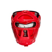 Masque de protection pour la boxe/Sanda, unisexe, en PU, personnalisable, confortable, durable, pour hommes/femmes/enfants