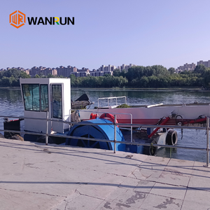 Barco <span class=keywords><strong>de</strong></span> Limpieza Anfibio Automático con Casco <span class=keywords><strong>de</strong></span> Acero para Recoger Basura en Ríos Pequeños, Máquina <span class=keywords><strong>de</strong></span> Limpieza <span class=keywords><strong>de</strong></span> Ríos en Venta - Product Image 3