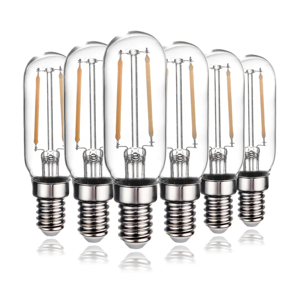 E14 T25 LED Bulb 2W 4W Edison Bulb Home Light 220V LED Filament Bulb Clear