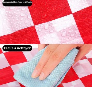 Customizable PEVA Japan Style <b>Square</b> Printed Handmade <b>Tablecloth</b>-Dustproof & Waterproof for Home Outdoor Wedding Parties - Product Image 5