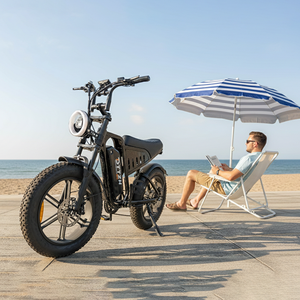 Bicicleta Eléctrica F6 DTTZH con Envío Rápido desde Almacén en EE. UU., Motocicleta Eléctrica para Adultos con NFC 48V15A y Canasta Trasera - Product Image 4