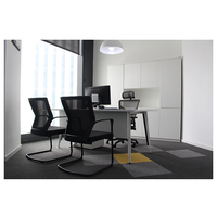 Table de bureau exécutive moderne en métal de haute qualité avec cloison, vente en gros usine 2026