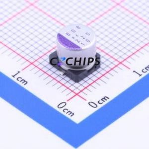 10SVPE220M ตัวเก็บประจุแบบแข็ง SMD, D6.3xL5.9 มม. ( ความจุ: 220uF ) ( ความแม่นยำ: 20% แรงดันไฟฟ้าที่กำหนด: 10V ) - Product Image 1