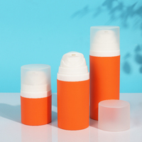 Flacon pompe sans air en PP coloré 50ml 100ml 150ml, contenant sous vide pour sérum et lotion, soins de la peau, couleur personnalisée, OEM ODM, fourniture directe usine