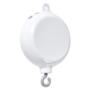 Motor móvil de cuna con batería y control de volumen de 12 canciones de cuna largas personalizadas, caja de música móvil giratoria para bebé para Baby Shower - Product Image 1