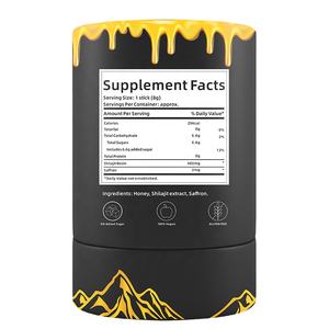 Tiktok Shopify Vente à Chaud Boisson Énergétique Liquide de Haute Qualité Bio Himalayen <span class=keywords><strong>Le</strong></span> Produit Vital Shilajit Bâtons de Shilajit au Miel - Product Image 2