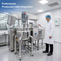 Équipement de mélange, machine de fabrication cosmétique, homogénéisateur, mélangeur de liquides, réservoir de mélange en acier inoxydable, machine de mélange homogénéisatrice