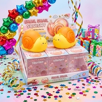 Jouet anti-stress en forme d'escargot mignon à rebond lent pour adultes, adolescents, bureau, vente en gros, cadeau de fête, fabrication OEM