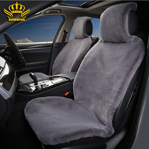 Housse de siège de voiture avant en fausse fourrure de lapin sport universelle avec coussin de siège de voiture pour VW/TOYOTA/KIA/BMW - Product Image 5