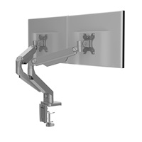 Support de bras de moniteur à ressort à gaz Support de support de moniteur à double hauteur réglable