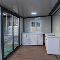 Usine personnalisée 20 pieds 30 pieds 40 pieds maisons préfabriquées portables conteneur pliable mobile extensible 1/2/3 maison préfabriquée