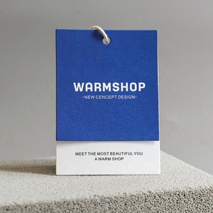 Nhãn Treo Quần Áo Thời Trang Thân Thiện Với Môi Trường 2023 Nhãn Treo Quần Áo Giá Tên Nhãn Dán Bìa PVC - Product Image 2