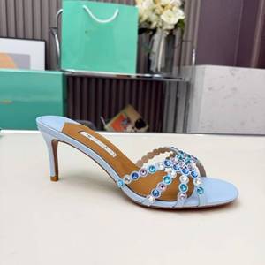 Scarpe di Design Gialle Metallizzate in PU di Alta Gamma con Strass, <span class=keywords><strong>Sandali</strong></span> con <span class=keywords><strong>Tacco</strong></span> Medio per Sposa, Scarpe Estive per Ragazze 2026 - Product Image 1