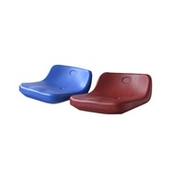 Siège de stade en plastique HDPE moulé par soufflage personnalisé de hauteur moyenne, chaise de salle de sport, gradins