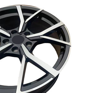 GPWYK Moyeu de roue en alliage d'aluminium à rayons multiples de 18 pouces 5X112 5X100PCD <span class=keywords><strong>Jantes</strong></span> <span class=keywords><strong>5</strong></span> trous compatibles VW <span class=keywords><strong>Polo</strong></span> Golf Passenger Car Whe - Product Image 2