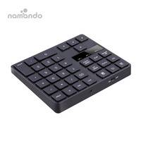 Keyboard Numerik Nirkabel 35 Tombol Tombol MIni Tombol Tombol Numerik Gigi Biru Mendukung Sistem Windows IOS Android Baru