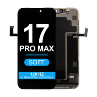 Nouvel écran OLED souple Faruix taille standard pour 17Pro, 120 Hz, haute luminosité, remplacement d'écran souple pour iPhone 17 Pro