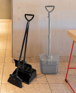 Ensemble balayette et pelle à poussière UCO robuste en plastique pour intérieur/extérieur avec couvercle et fonction séchage rapide pour la maison, la cuisine et <span class=keywords><strong>le</strong></span> bureau - Product Image 6