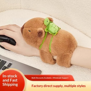Juguete de Peluche de Capibara con Anillo, Estilo Europeo, Relleno de Algodón PP, Muñeca de Pulsera para Niñas de 7 a 14 Años - Product Image 4