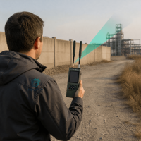 Détecteur de drones FPV portable 100 MHz-8 GHz, vidéo analogique FM, portée de 1 km, reconnaissance de signal DJI Autel OFDM UAV