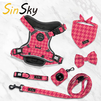 Ensemble de harnais et laisse pour chien SinSky réglable et anti-traction, ensemble de harnais pour chien personnalisé
