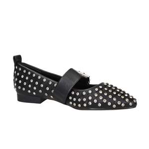 Ballerine da Donna Xti Nere con Borchie, Scarpe Basse a Punta - Product Image 6