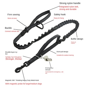 Para correa de perro de nailon extensible DIY para perros grandes y medianos correa de entrenamiento táctico militar para perros - Product Image 4