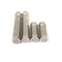 Tube fumoir coréen en acier inoxydable 304 de 12 pouces, filtre à fumée pour barbecue extérieur, résistant à la chaleur - Vente chaude